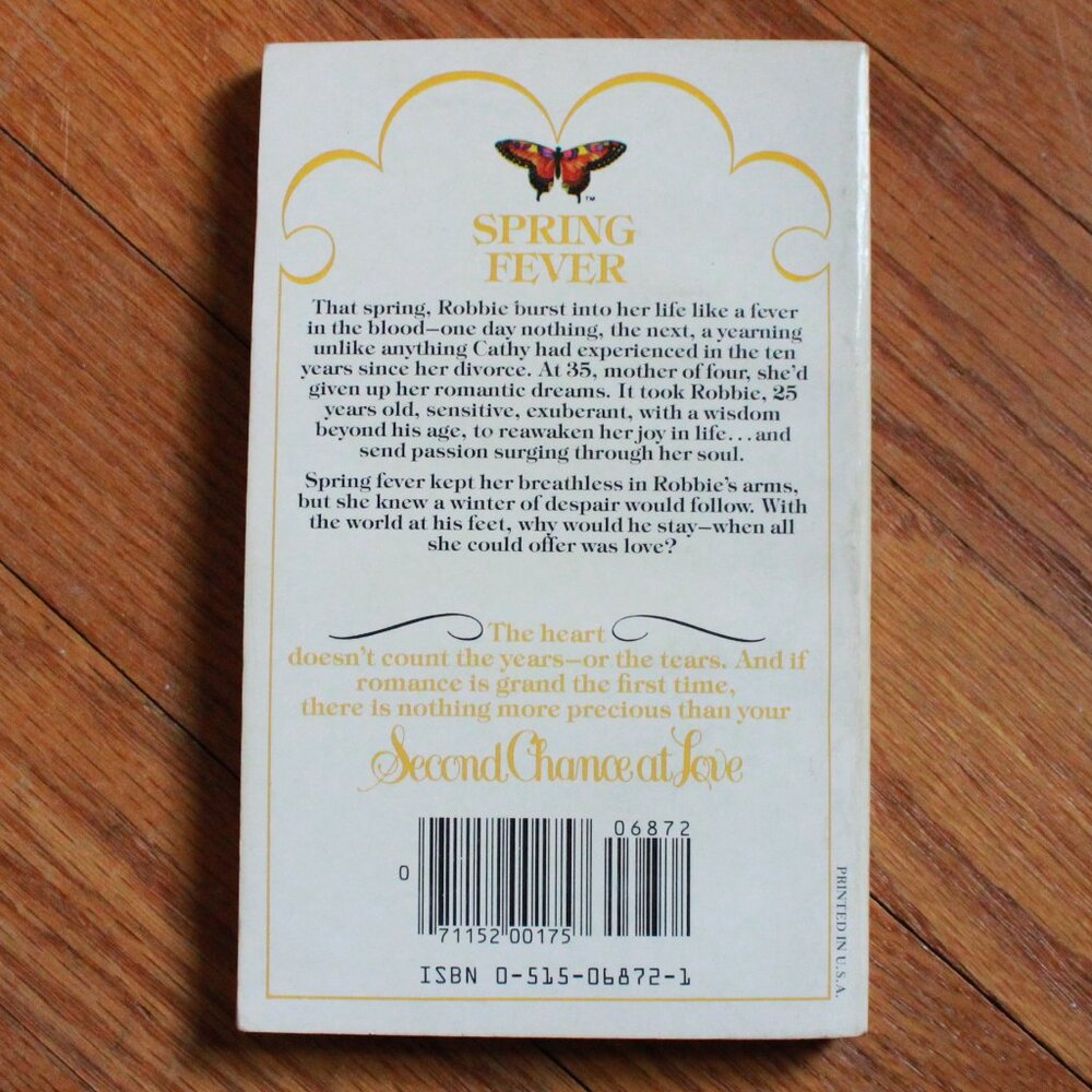 Vintage Second Chance at Love "Spring Fever" Paperback Book - Picture 2 of 7